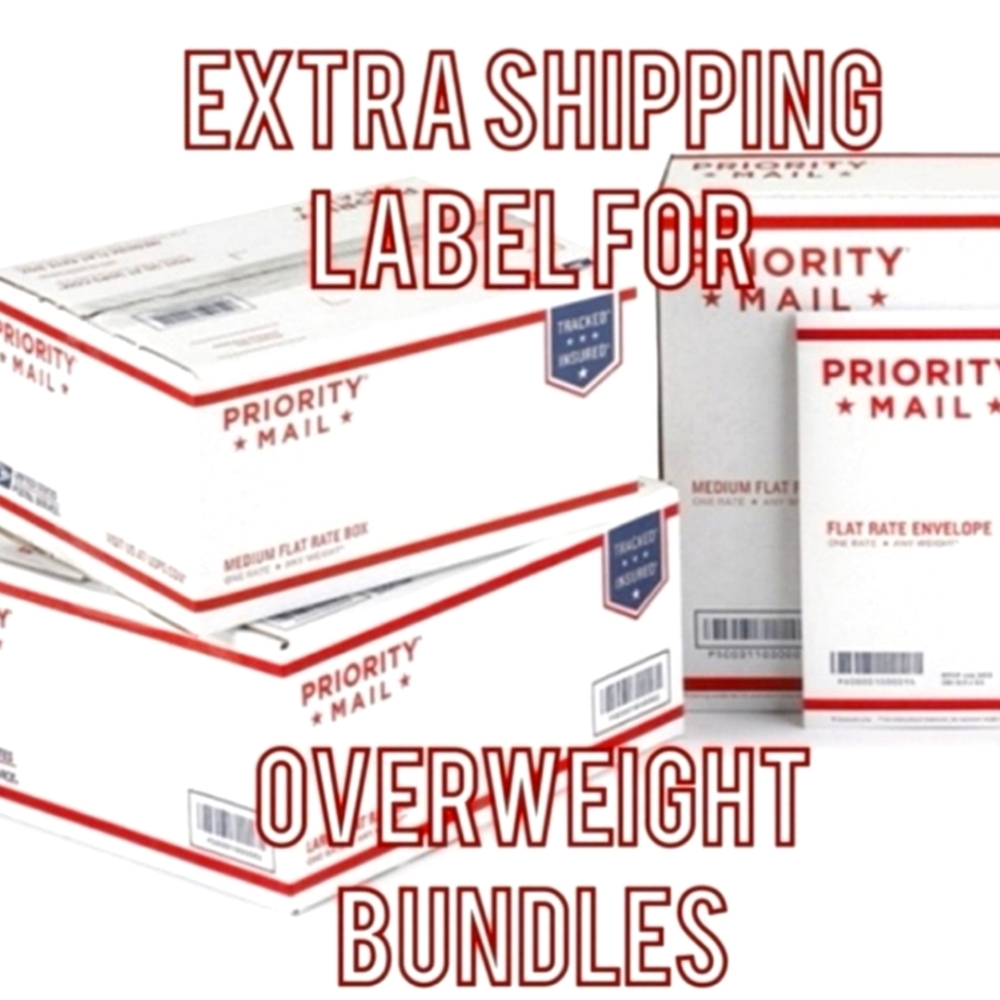 Extra Shipping Label For Overweight Bundle/Package 📦 *** Thank you! 😘